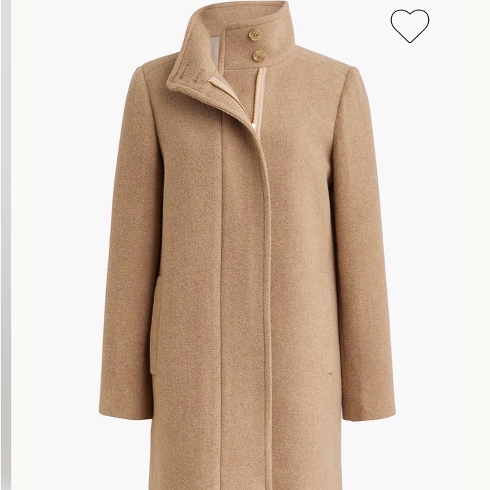 J Crew Women’s Beige City Coat